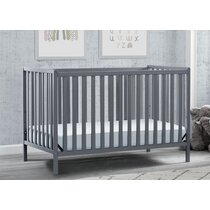 Gray cribs cheap for sale